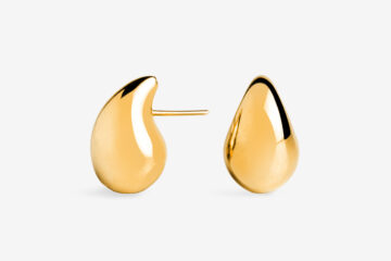 Uniwersalna elegancja - kolczyki łezki w złocie i srebrze